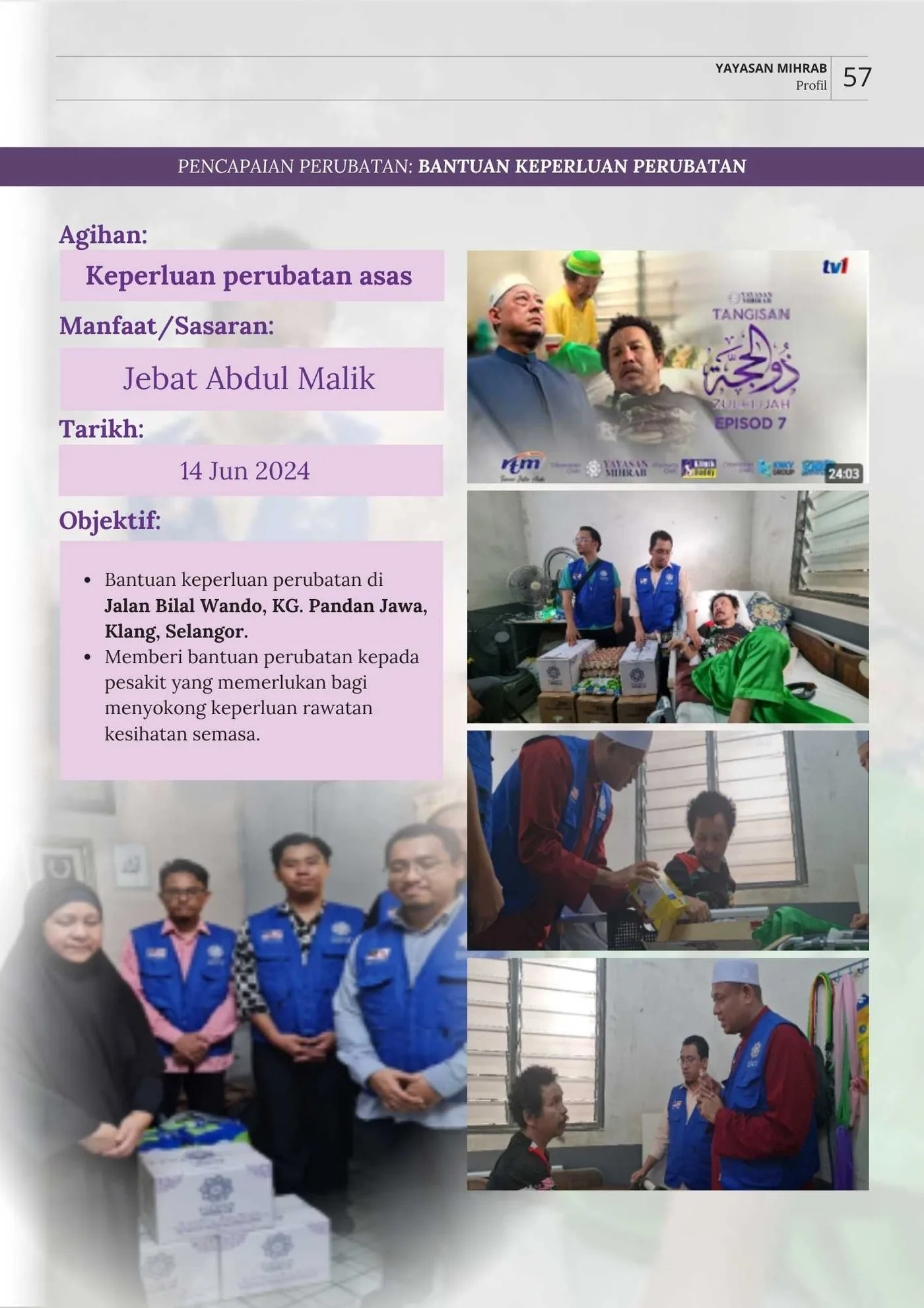 Poster Bantuan Keperluan Perubatan Jebat Abdul Malik