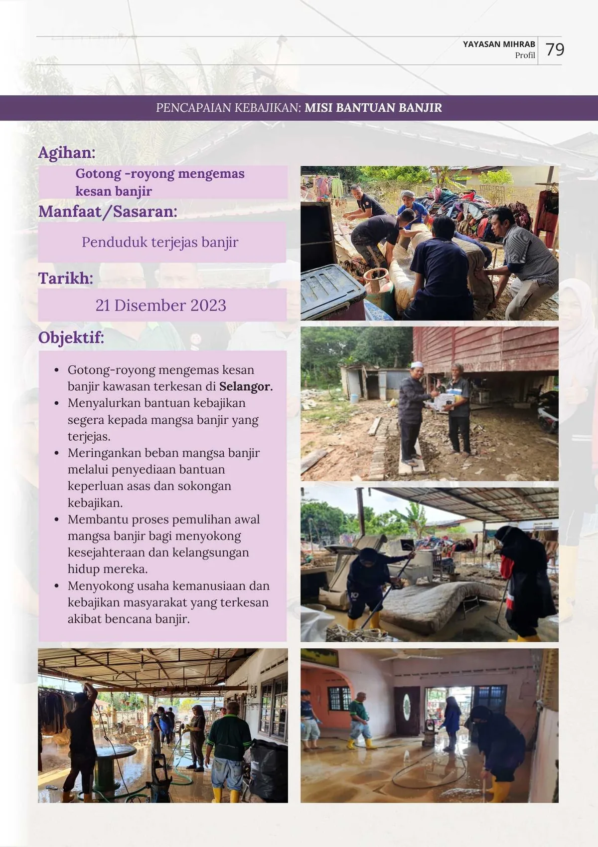 Poster Misi Bantuan Banjir