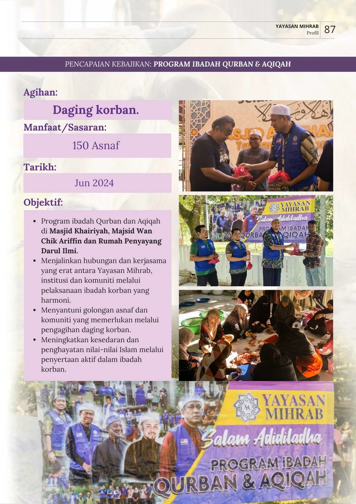 Poster Program Ibadah Qurban & Aqiqah