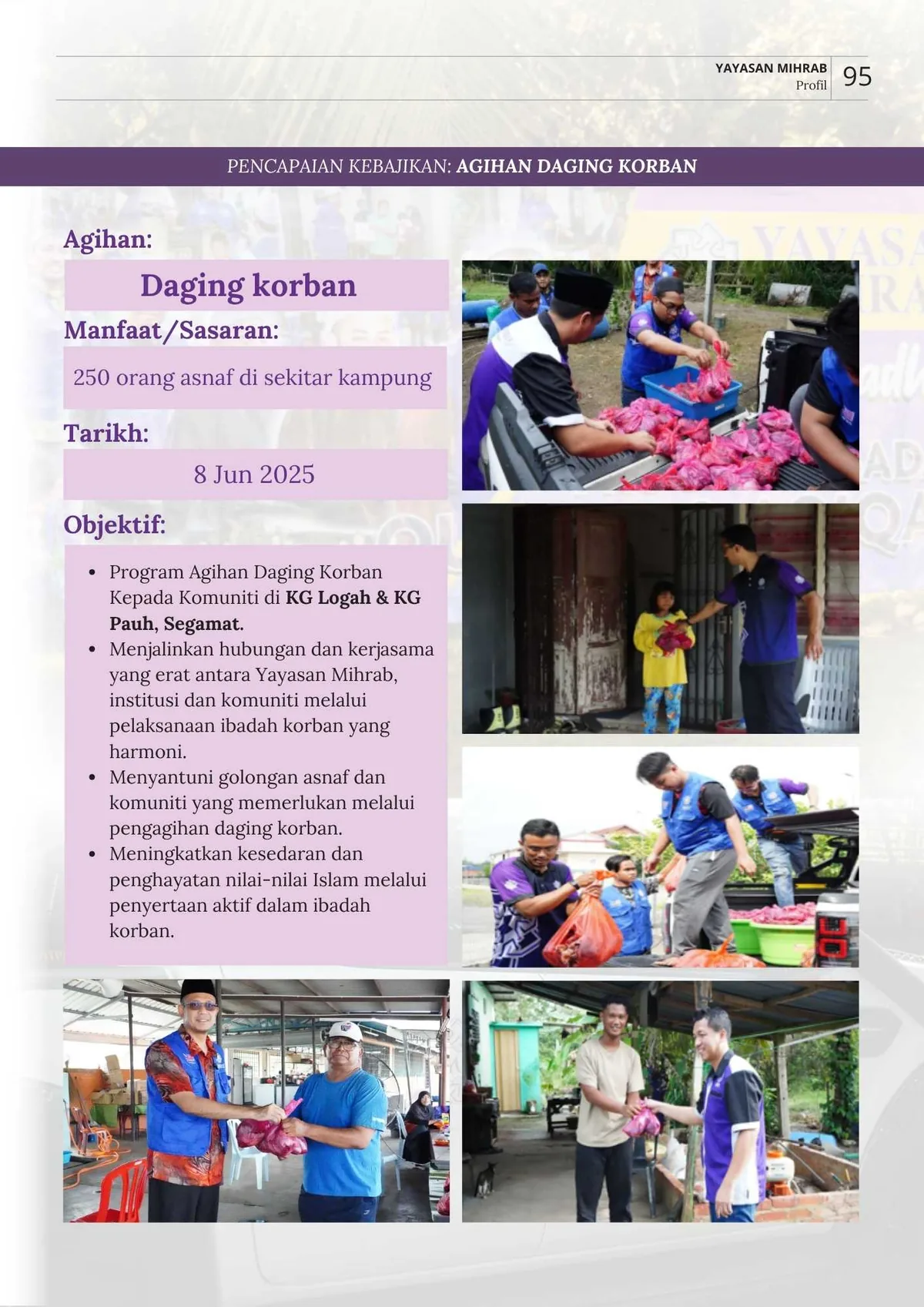 Poster Agihan Daging Korban
